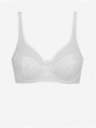 DIM Beli čipkasti ženski modrček DIM GENEROUS DOTTY UNDERWIRED BRA