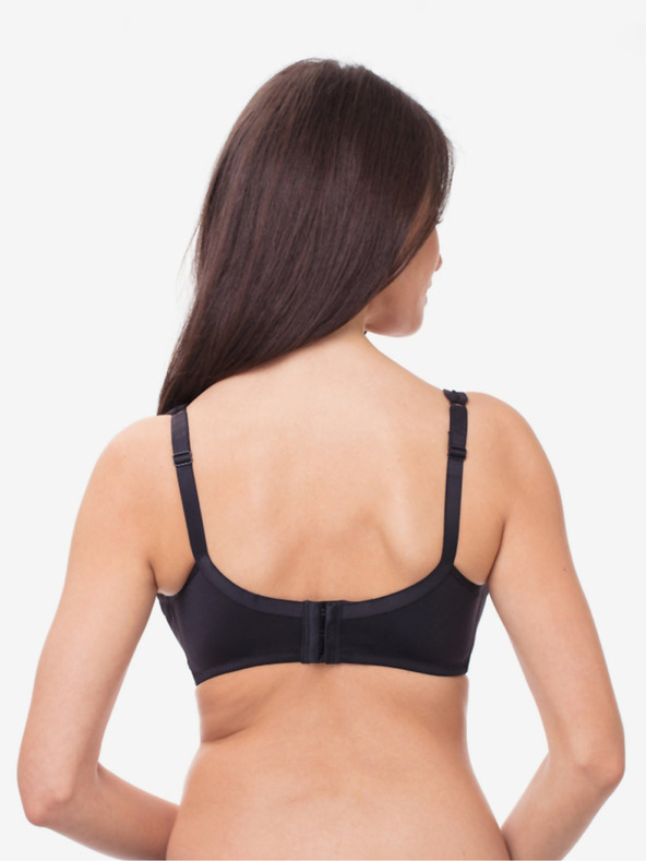DIM Črn ženski nedrček z naramnicami Dim GENEROUS CLASSIC BRA
