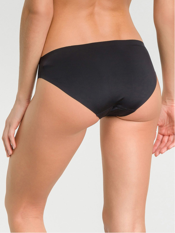 DIM Črne ženske hlačne nogavice Dim INVISIFREE SLIP