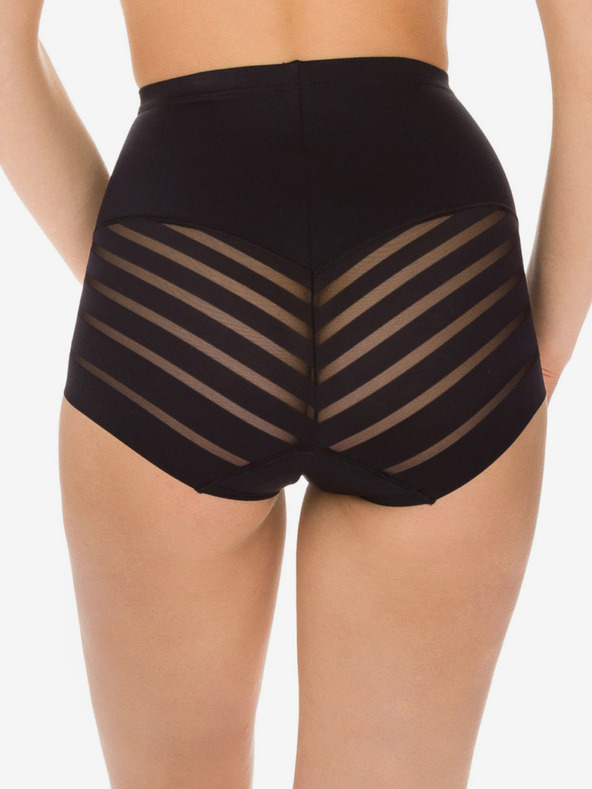 DIM Črne ženske hlačke z visokim pasom Dim DIAMS CONTROL