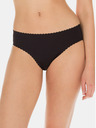 DIM Črne ženske brezšivne hlačke Dim BODY TOUCH SLIP