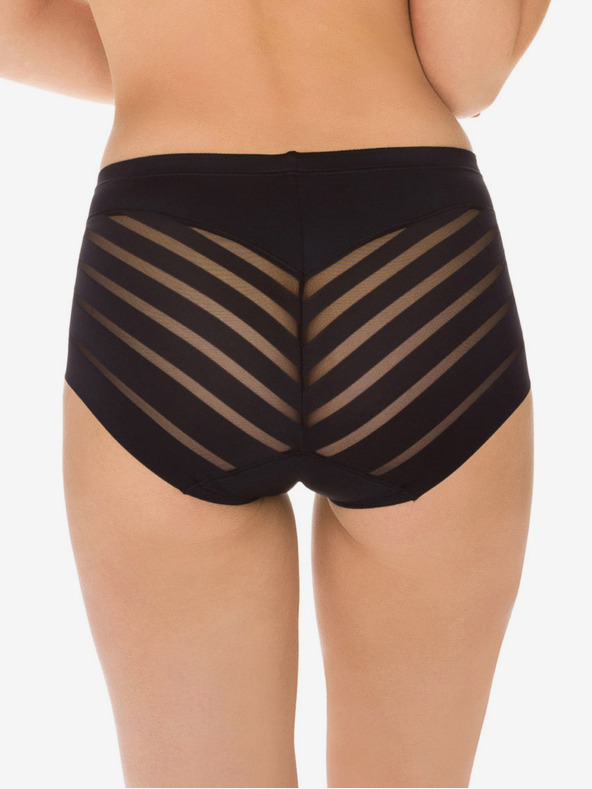 DIM Črne ženske hlače z vrvico Dim DIAMS CONTROL