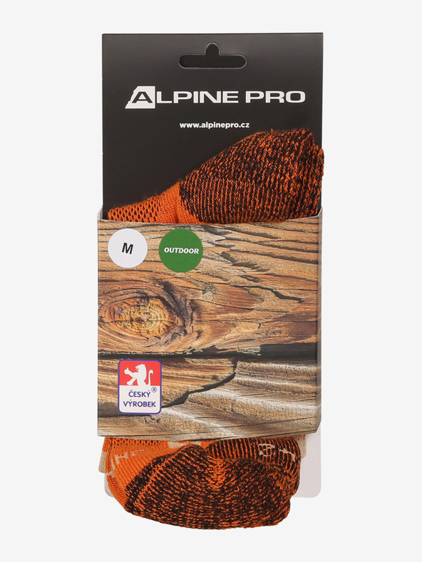 ALPINE PRO Športne nogavice z antibakterijsko obdelavo ALPINE PRO KEROWE anemone