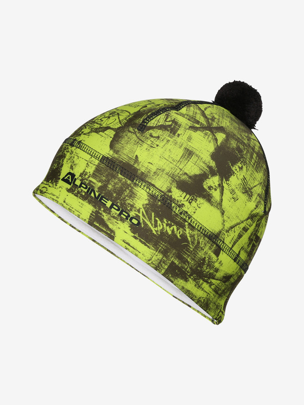 ALPINE PRO Funkcionalna kapa s pompom ALPINE PRO ABERE sulphur spring