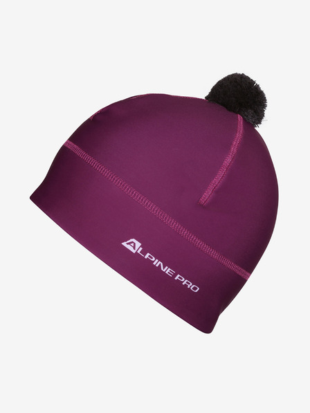 ALPINE PRO Funkcionalna kapa s pompom ALPINE PRO ABERE holyhock