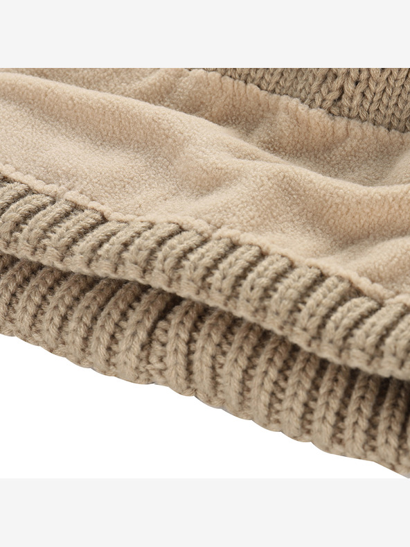 ALPINE PRO Zimska kapa s pompom ALPINE PRO GODERE beli poper