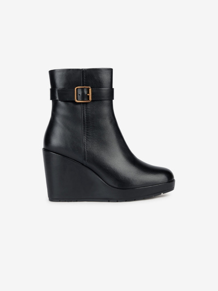 Geox Črni ženski gležnjarji Geox Manilva