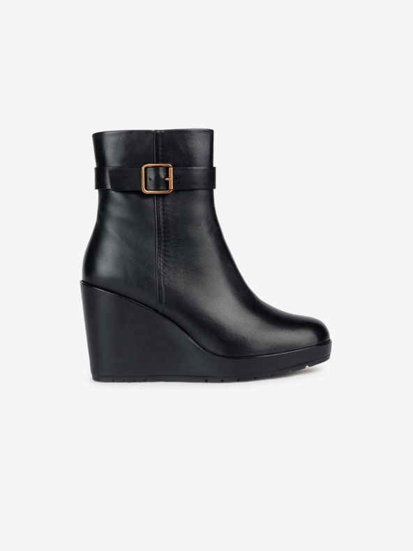 Geox Črni ženski gležnjarji Geox Manilva