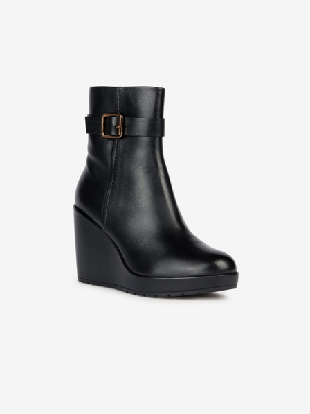 Geox Črni ženski gležnjarji Geox Manilva