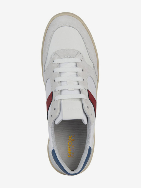 Geox Sivo-bele moške superge Geox Affile