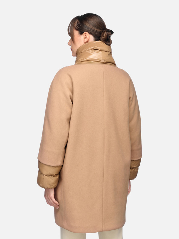 Geox Rjav ženski plašč Geox Diamanta