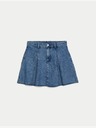 Marks & Spencer Plisirano krilo iz džinsa (6-16 let) Marks & Spencer modra