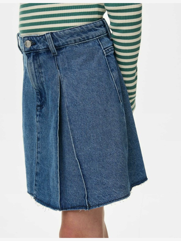 Marks & Spencer Plisirano krilo iz džinsa (6-16 let) Marks & Spencer modra