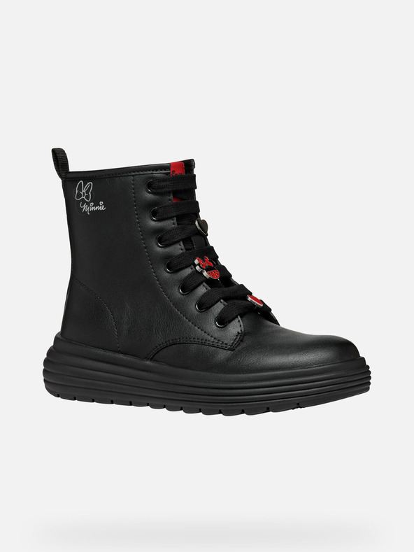 Geox Črni dekliški gležnjarji Geox Phaolae