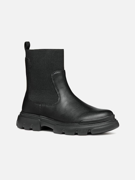 Geox Črni dekliški gležnjarji Geox Junette