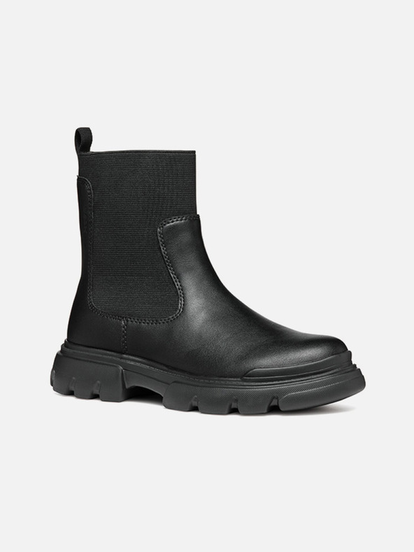 Geox Črni dekliški gležnjarji Geox Junette