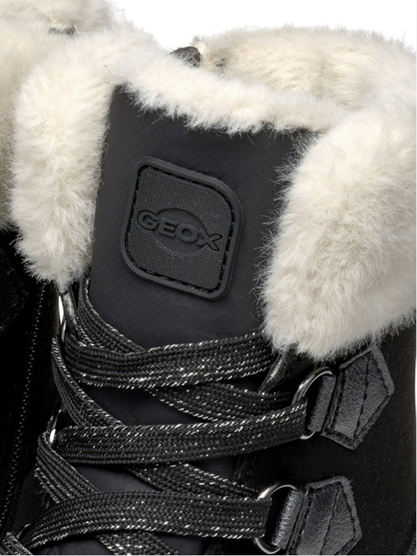 Geox Črni dekliški gležnjarji Geox Flexiper B AB