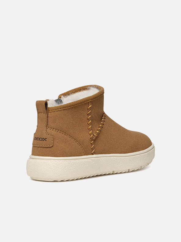 Geox Svetlo rjavi dekliški gležnjarji Geox Theleven