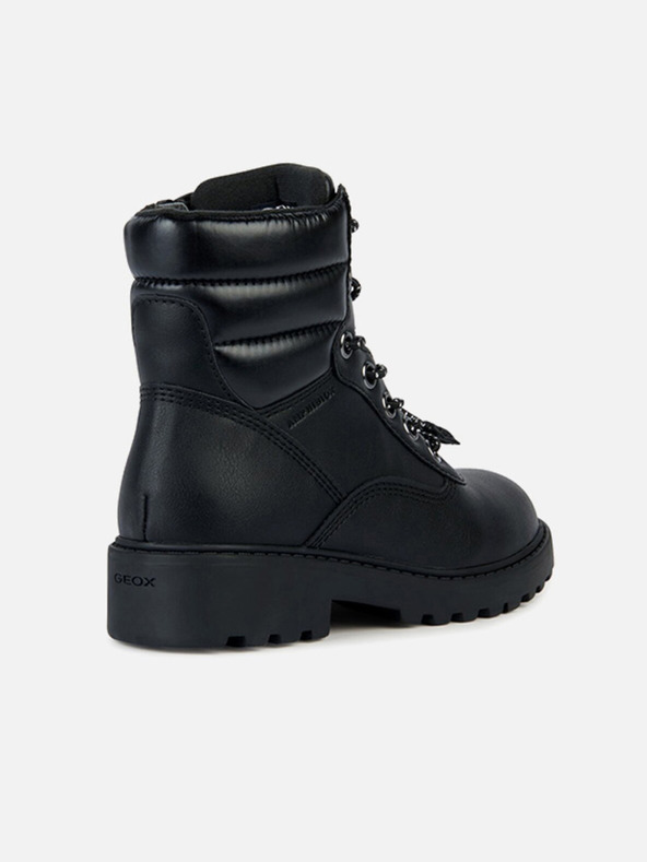 Geox Črni dekliški gležnjarji Geox Casey B ABX