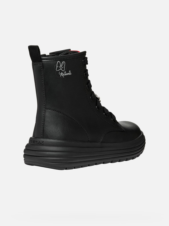 Geox Črni dekliški gležnjarji Geox Phaolae