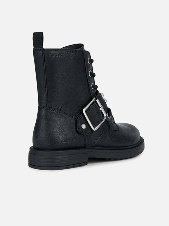 Geox Črni dekliški gležnjarji Geox Eclair