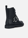 Geox Črni dekliški gležnjarji Geox Eclair