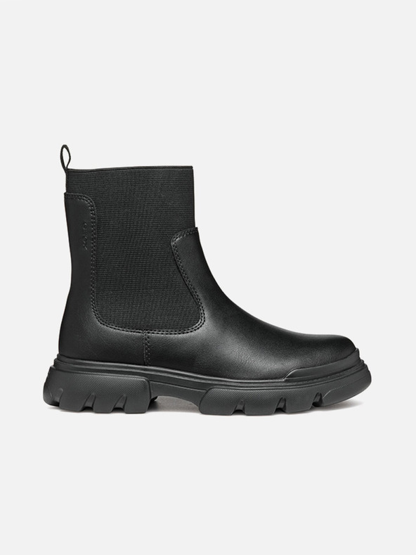 Geox Črni dekliški gležnjarji Geox Junette