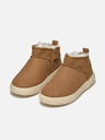 Geox Svetlo rjavi dekliški gležnjarji Geox Theleven