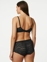Marks & Spencer Komplet treh ženskih čipkastih hlačk s tehnologijo Flexifit™ v črni barvi Marks & Spencer