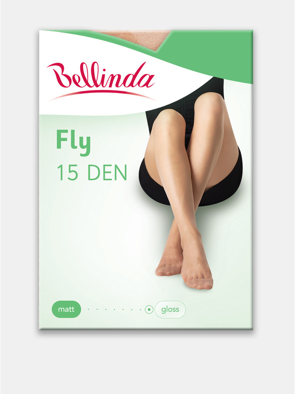 Bellinda Bellinda FLY PANTYHOSE 15 DEN ženske svetleče nogavice za telo