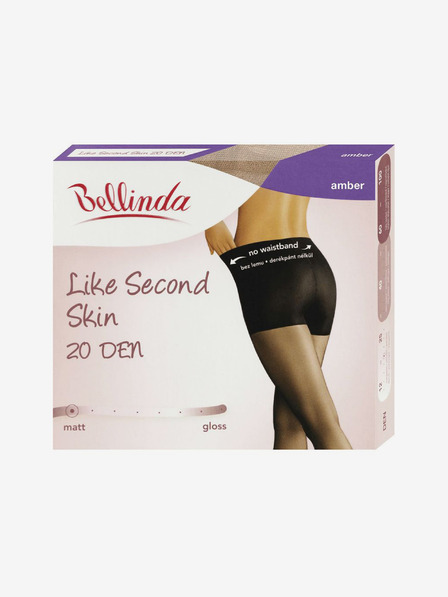 Bellinda Črne Bellinda LIKE SECOND SKIN 20 DEN ženske nogavice