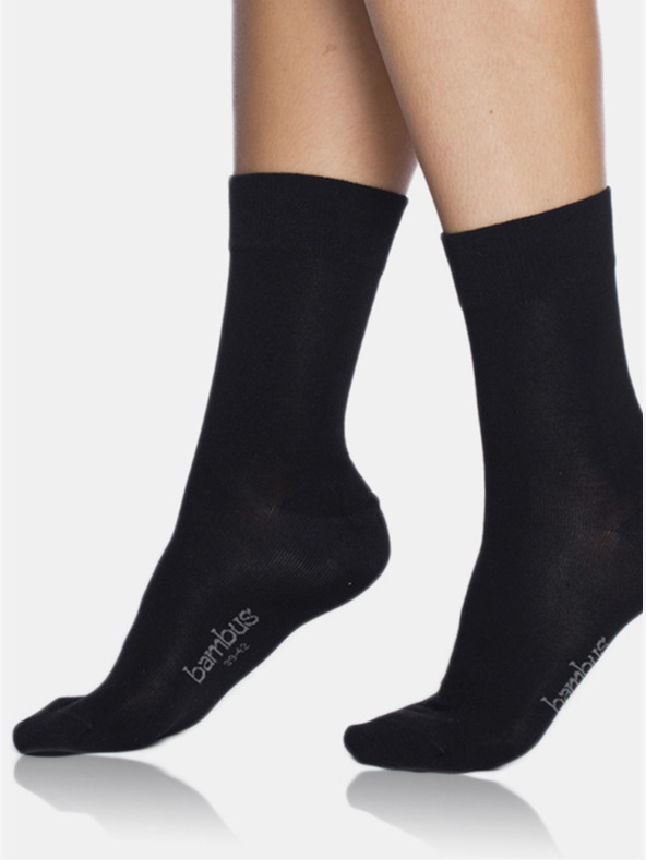 Bellinda Črne ženske nogavice Bellinda BAMBUS COMFORT SOCKS