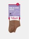 Bellinda Črne nogavice Bellinda FINE IN-SHOE SOCKS