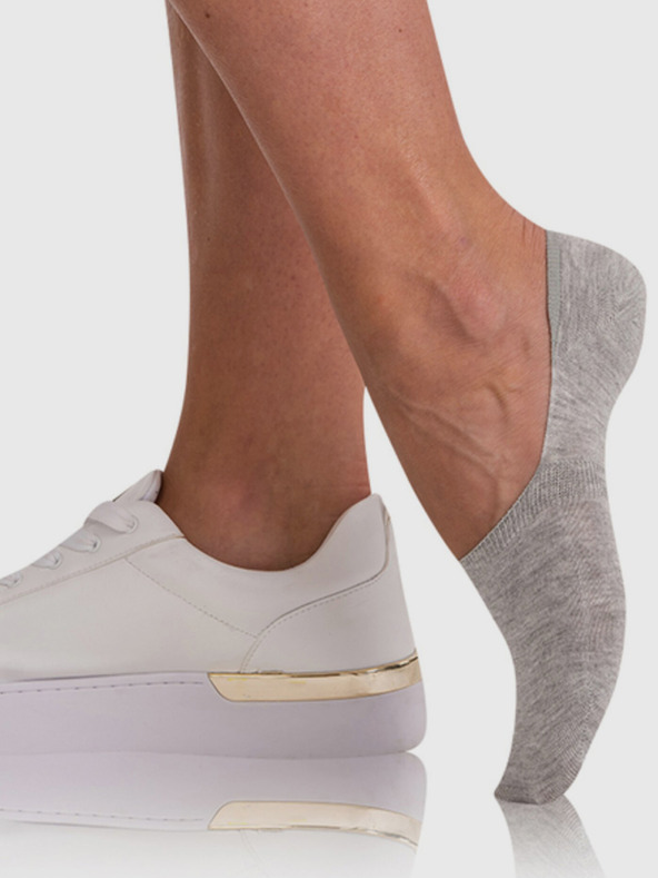 Bellinda Sive ženske nogavice Bamboo Very Low BELLINDA Bamboo Footie