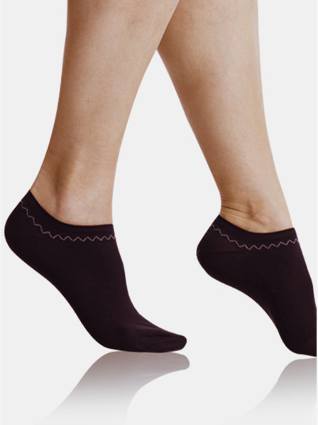 Bellinda Črne ženske nogavice Bellinda FINE IN-SHOE SOCKS