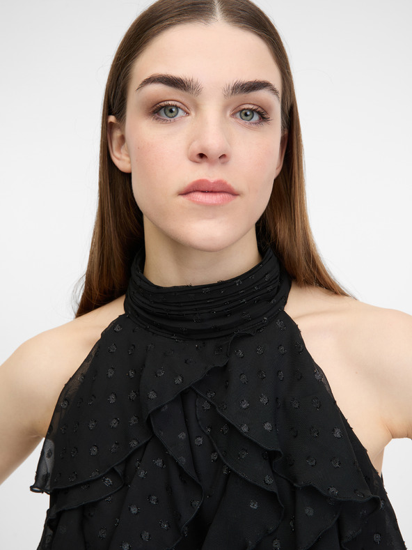 Orsay Črna ženska bluza brez rokavov ORSAY