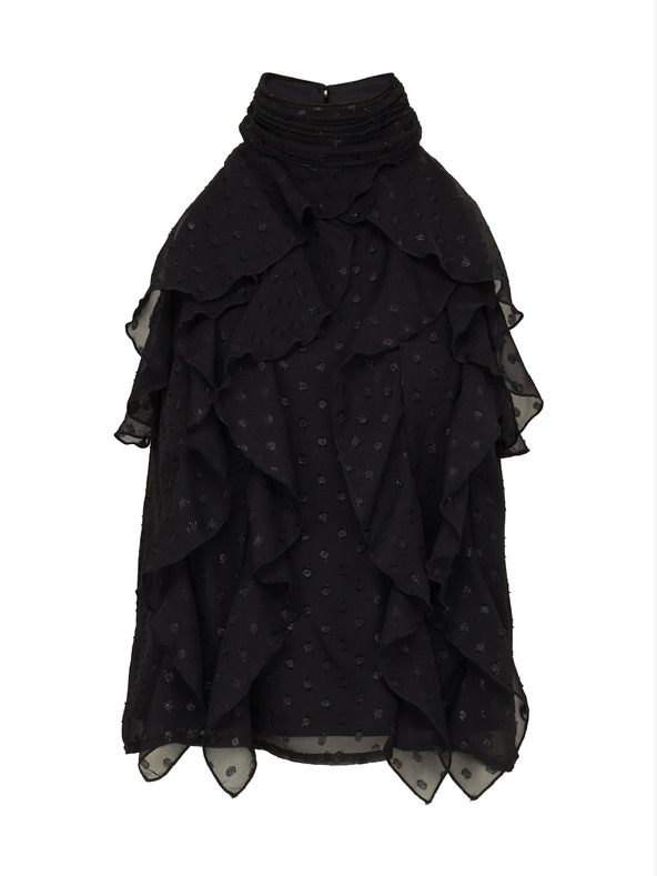 Orsay Črna ženska bluza brez rokavov ORSAY