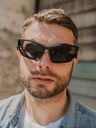 VEYREY VeyRey Unisex futuristična sončna očala Calictor črna univerzalna