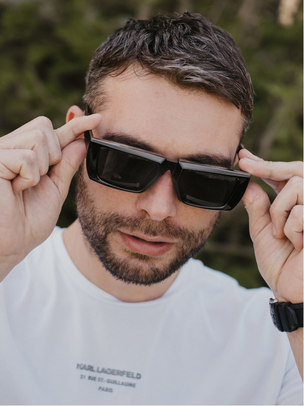 VEYREY VeyRey Unisex sončna očala Steampunk Yiphon Black Universal