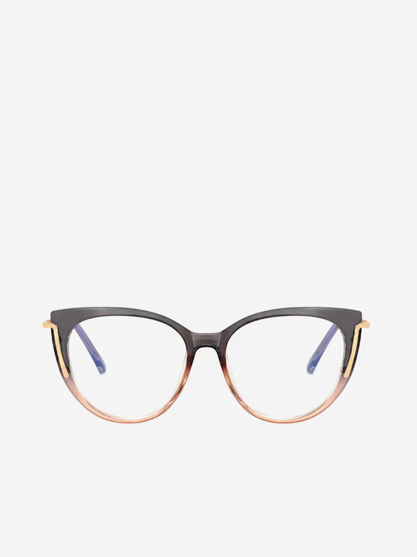 VEYREY Črna in zlata ženska sončna očala VeyRey Buster, ki blokirajo modro svetlobo