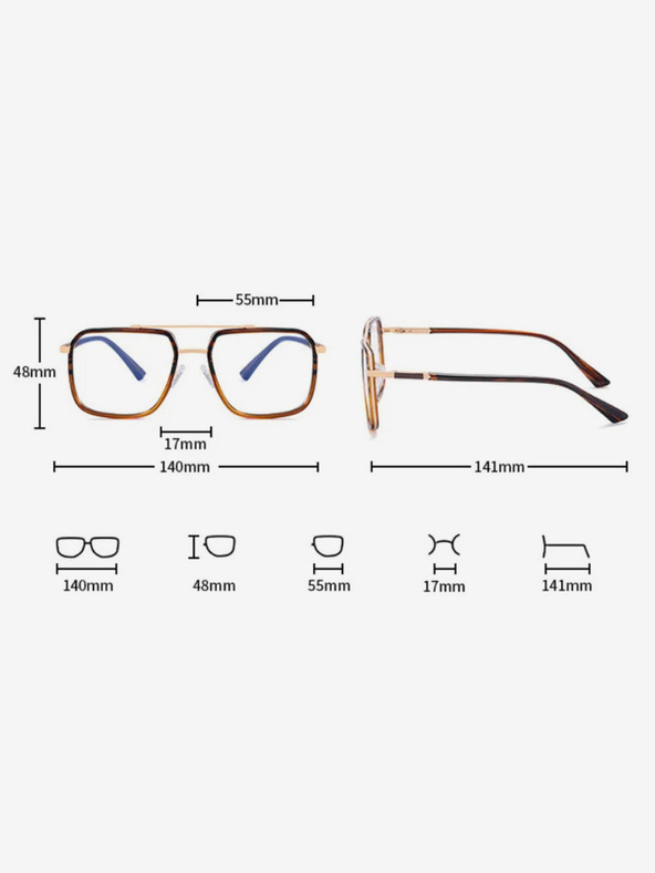 VEYREY Črna sončna očala VeyRey Blanks z blokado modre svetlobe