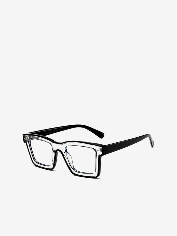 VEYREY VeyRey Ženska sončna očala z blokado modre svetlobe Magicfur Square Black Universal