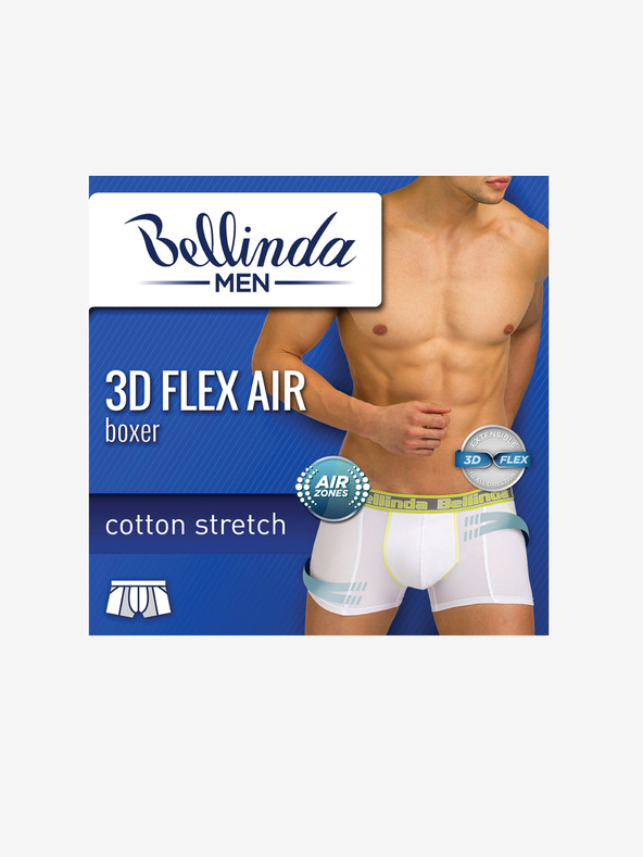Bellinda Črne moške športne boksarice Bellinda 3D FLEX AIR BOXER