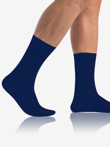 Bellinda Temno modre moške nogavice Bellinda BAMBUS COMFORT SOCKS