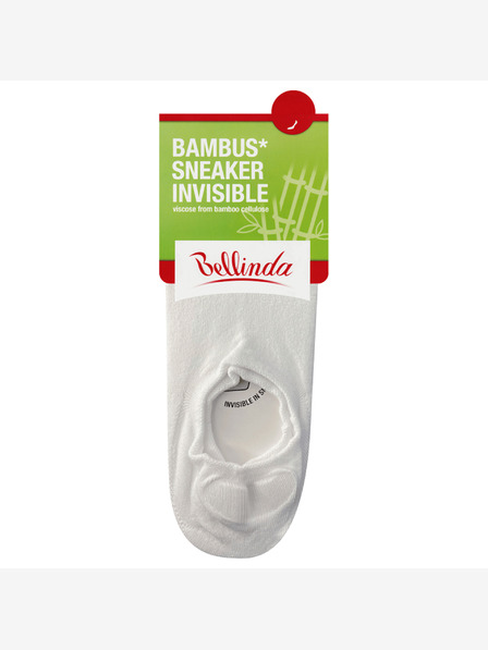 Bellinda Bellinda BAMBUS SNEAKER SOCKS bele unisex hlačne nogavice