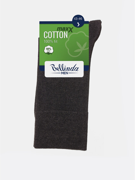 Bellinda Temno sive moške nogavice Bellinda COTTON MAXX MEN
