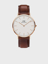 Daniel Wellington Rjava ura Daniel Wellington Classic St Mawes z usnjenim pasom