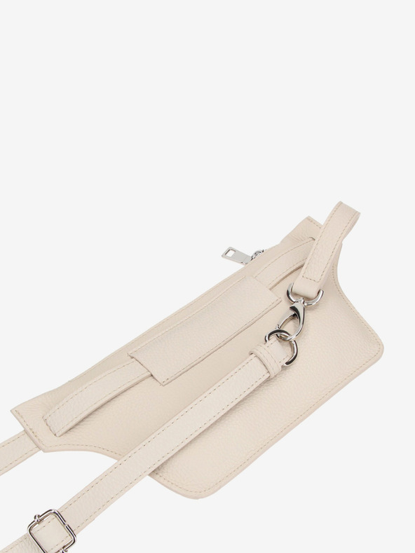 Elega Kremasta ženska usnjena torba ELEGA Merlin Crossbody