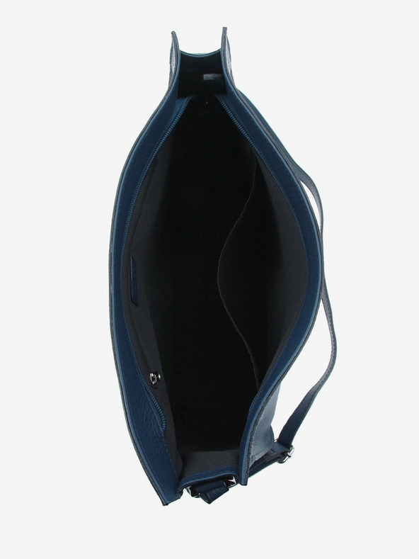 Elega Temno modra ženska usnjena torbica ELEGA Hobie