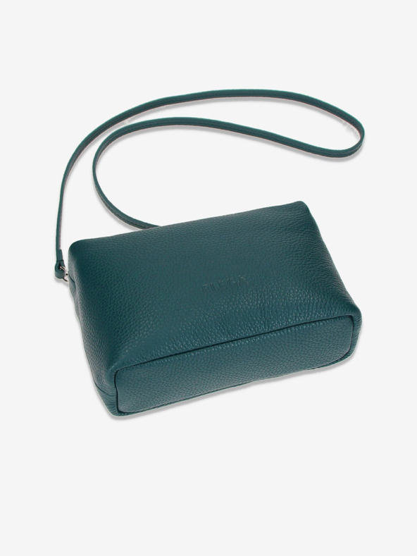 Elega Petrol Ženska usnjena torbica Elega Fluffy